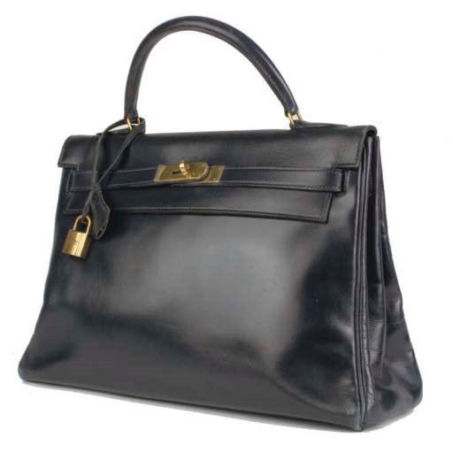 HERMÈS, AN INDIGO BLUE KELLY, 1960s