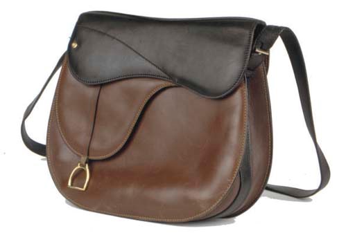 GUCCI, A SADDLE-STYLE BAG, 1986