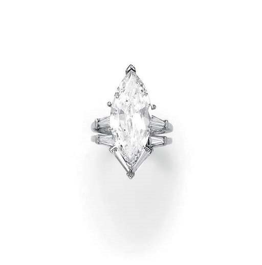 A DIAMOND RING AND BAND