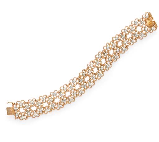 A DIAMOND AND GOLD BRACELET, BY BUCCELLATI