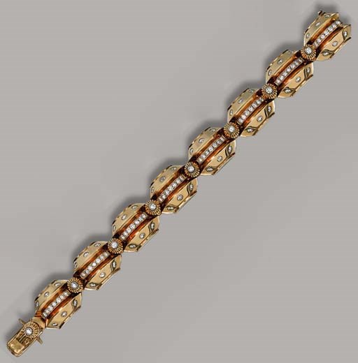 A DIAMOND-SET BRACELET, BY CARTIER