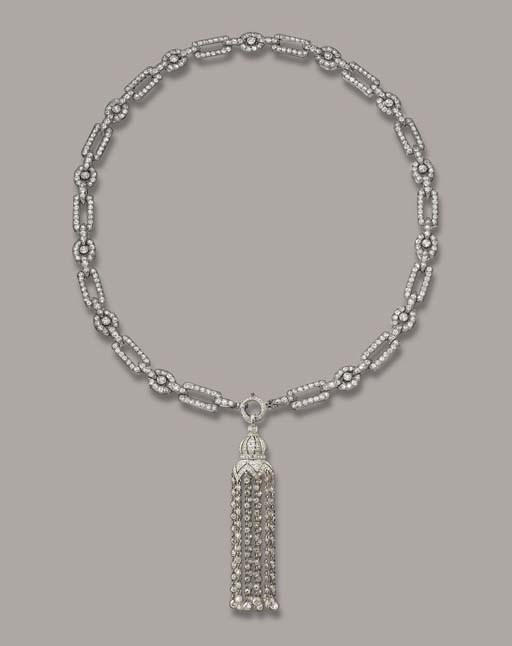 A DIAMOND NECKLACE, BY CARTIER