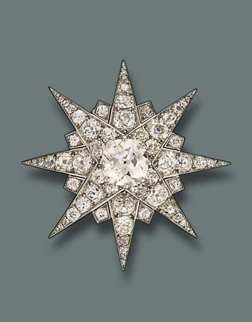 A FINE DIAMOND BROOCH, BY CARTIER