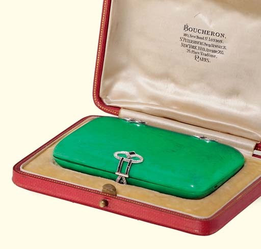 AN ART DECO CIGARETTE CASE, BY BOUCHERON