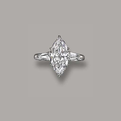 A DIAMOND SINGLE-STONE RING, BY RITZ