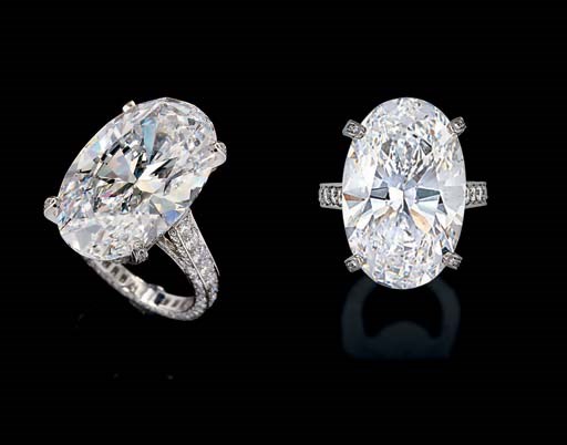 AN IMPORTANT DIAMOND SINGLE-STONE RING, BY HARRY WINSTON