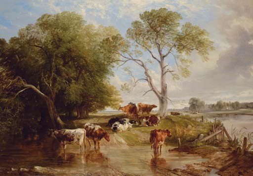 FREDERICK RICHARD LEE, R.A. (1798-1879) AND THOMAS SIDNEY COOPER, R.A. (1803-1902)