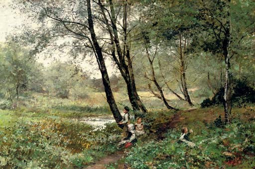HECTOR CAFFIERI, R.B.A. (1847-1932)
