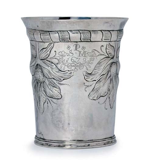A CHARLES II SILVER BEAKER