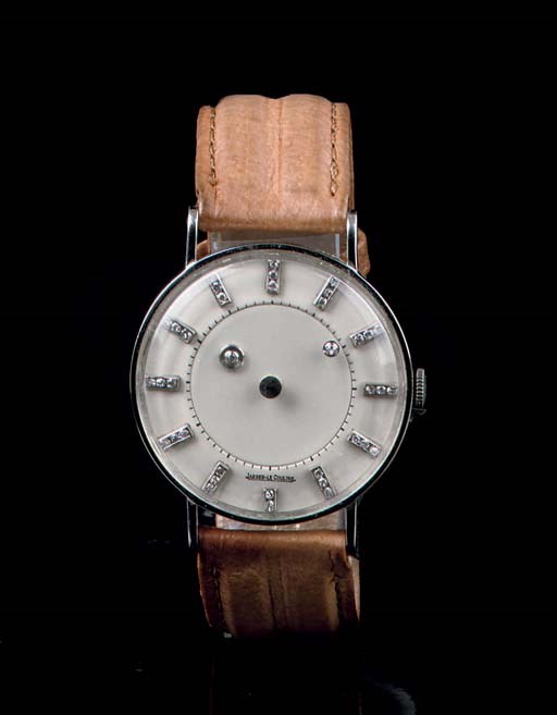 A 14K WHITE GOLD AND DIAMOND MYSTERY WRISTWATCH, BY VACHERON & CONSTANTIN-LECOULTRE WATCHES INC.