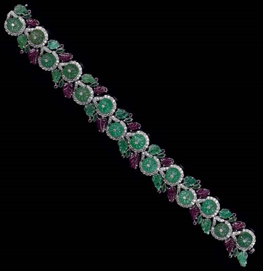 A GEM-SET TUTTI FRUTTI BRACELET