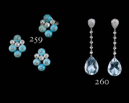 A TURQUOISE AND DIAMOND SUITE