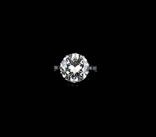 A DIAMOND SOLITAIRE RING