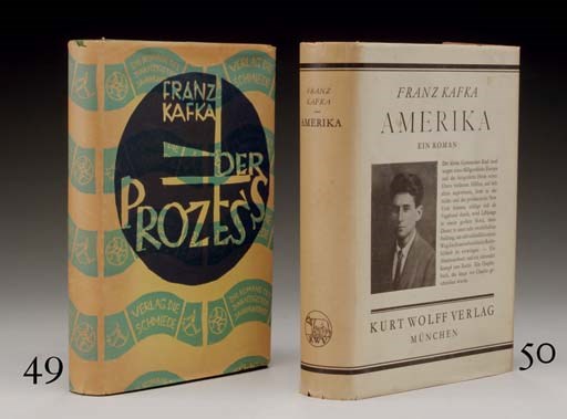 KAFKA, Franz. Amerika. Afterword by Max Brod. Munich: Kurt Wolff, 1927.