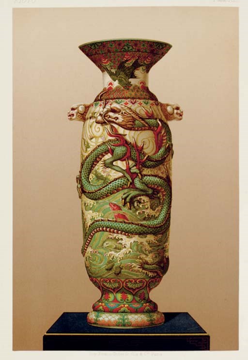 AUDSLEY, George Ashdown and James Lord BOWES. Keramic Art of Japan. Liverpool: Printed for the Subscribers by the Authors and London: Henry Southeran,  1875-[80].