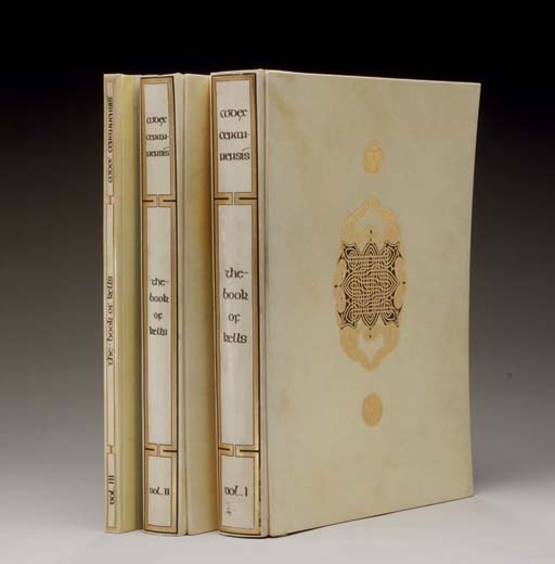 [BOOK OF KELLS]. Evangeliorum Quattuor Codex Cenannensis. Bern: Urs Graf-Verlag, 1950-1951.