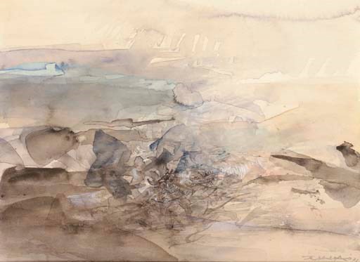 Zao Wou-Ki (b. 1921)
