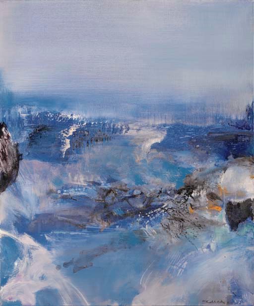 Zao Wou-Ki (b. 1921)