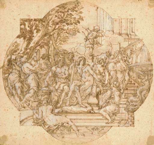 Attributed to Giovanni Francesco Romanelli (Viterbo 1610-1662)