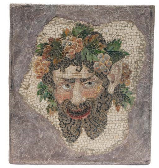 A ROMAN STYLE MARBLE PANEL,