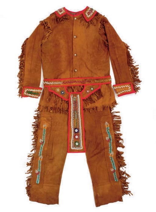 AN IROQUOIS MAN'S OUTFIT,