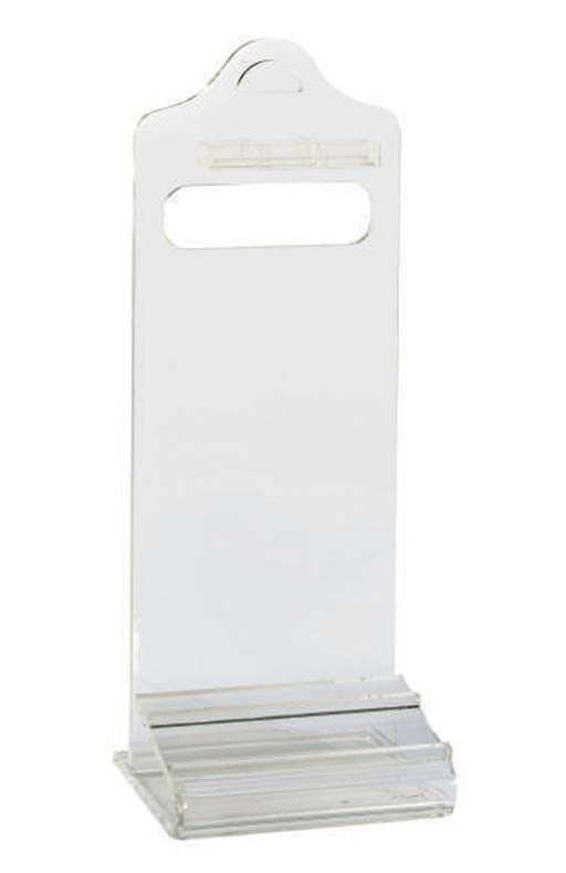 A LUCITE VALET STAND,