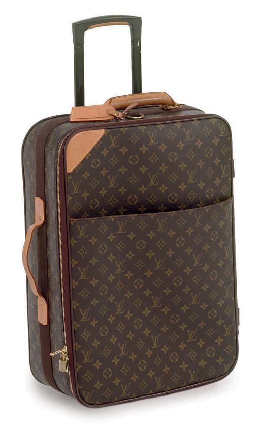 A LOUIS VUITTON MONOGRAMED ROLLAWAY SUITCASE,