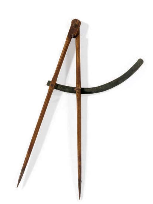 AN AMERICAN SURVEYOR'S TRADE SIGN,