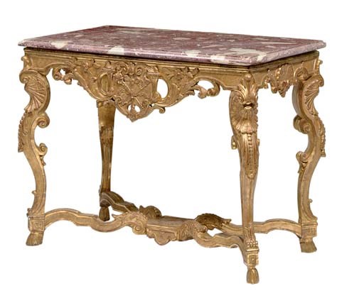 A REGENCE GILTWOOD CONSOLE