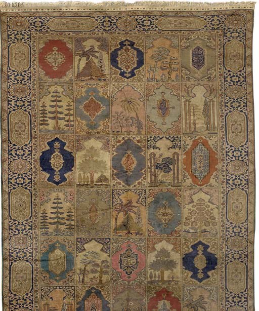 A SILK TURKISH CARPET