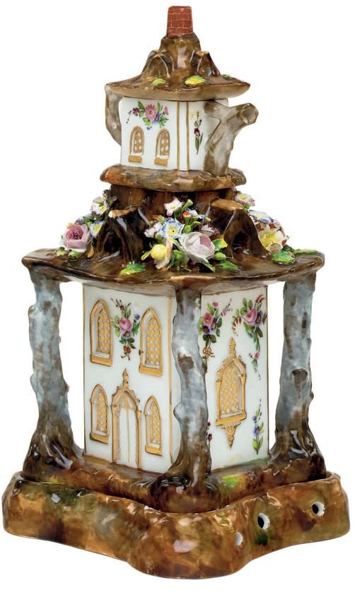 A JACOB PETIT PORCELAIN VEILLEUSE