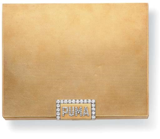 A GOLD AND DIAMOND MINAUDIERE, BY VAN CLEEF & ARPELS