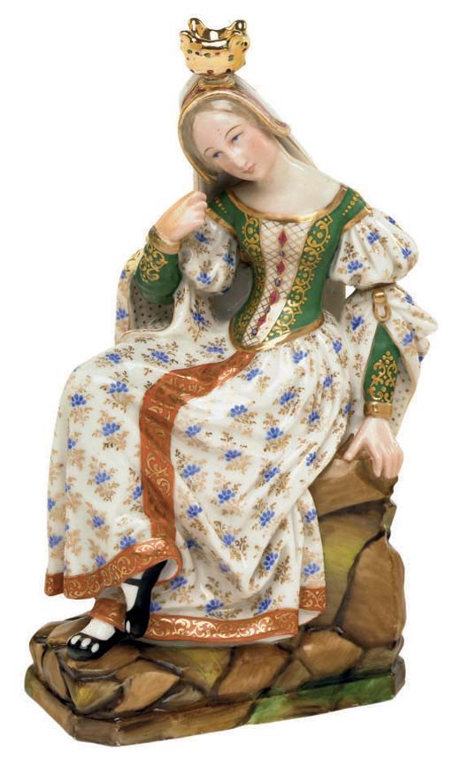 A JACOB PETIT PORCELAIN SCENT-BOTTLE AND A STOPPER