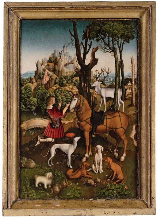 Flemish School, after Albrecht Dürer, circa 1525 Flemish School The Vision of Saint Eustace