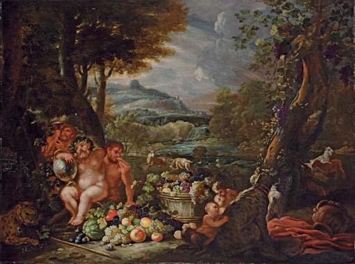 Abraham Brueghel (Antwerp 1631-1697 Naples) and Nicola Malinconico (Naples 1663-1721)