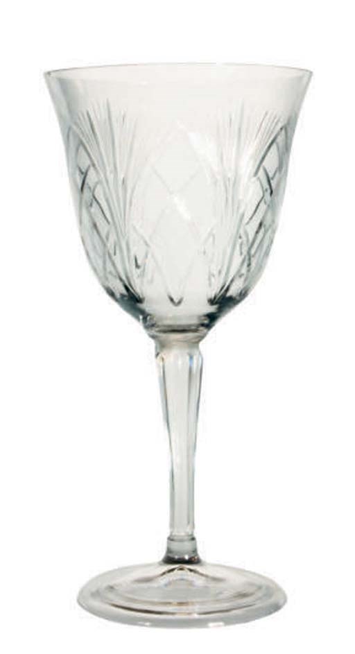 A MONUMENTAL AMERICAN PROMOTIONAL GLASS GOBLET