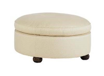 A CIRCULAR POUF,