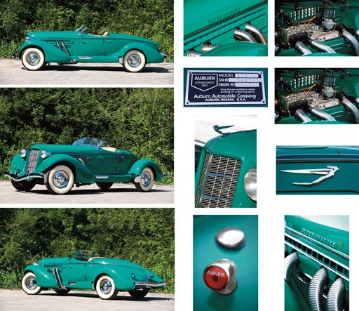 1936 AUBURN MODEL 852 STRAIGHT EIGHT SUPERCHARGED 'BOATTAIL' SPEEDSTER