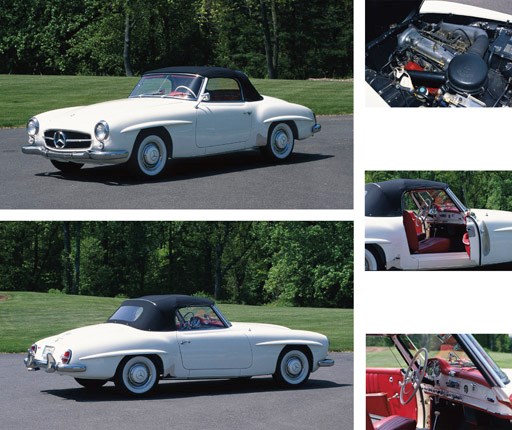1959 MERCEDES-BENZ 190SL ROADSTER WITH HARD TOP