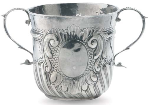 A QUEEN ANNE LARGE CAUDLE CUP,