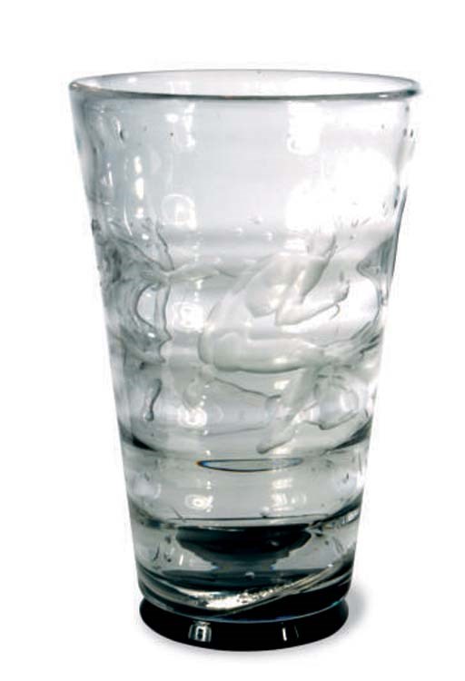 A GROUP OF FOUR ORREFORS GLASS VASES,