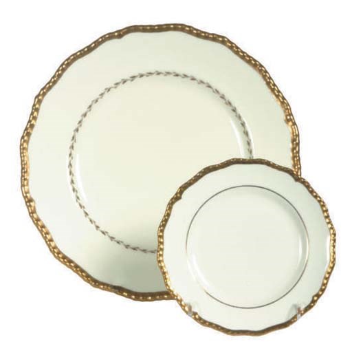 AN ENGLISH BONE CHINA ASSEMBLED PART DINNER SERVICE,