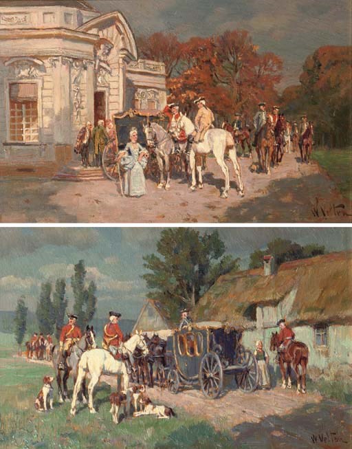 Wilhelm Velten, (Russian, 1847-1929)