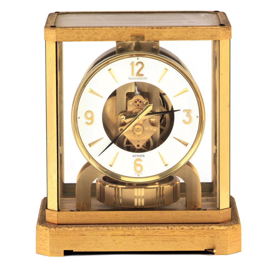 A Swiss gilt-brass Atmos timepiece