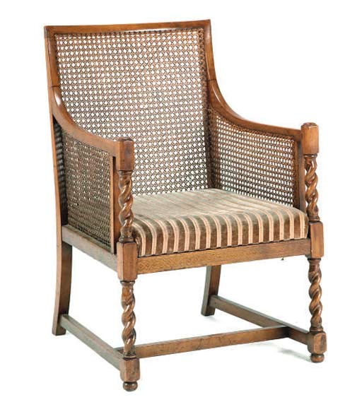 A WALNUT BERGERE