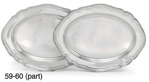 A SET OF FOUR ELIZABETH II SILVER MEAT-DISHES