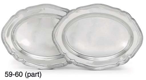 A SET OF FOUR ELIZABETH II SILVER MEAT-DISHES