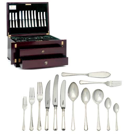 AN ELIZABETH II SILVER TABLE-SERVICE