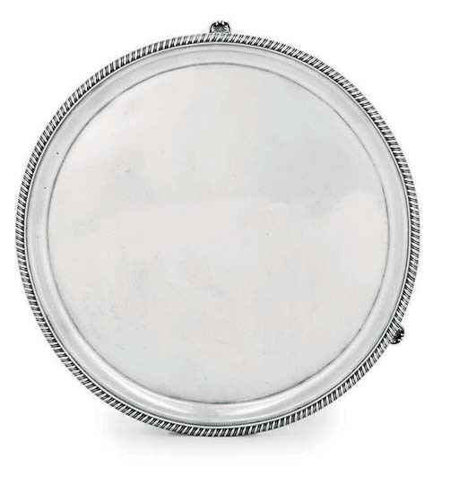 A GEORGE III SCOTTISH SILVER SALVER