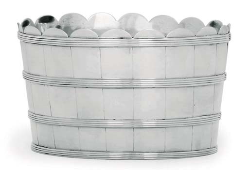 A GEORGE III SILVER BUTTER-PAIL